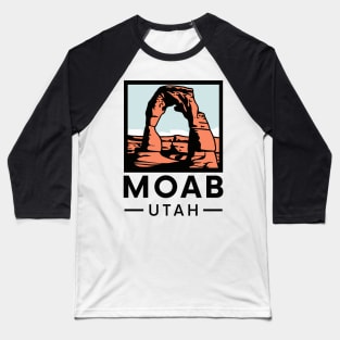 Moab Utah Arches Baseball T-Shirt